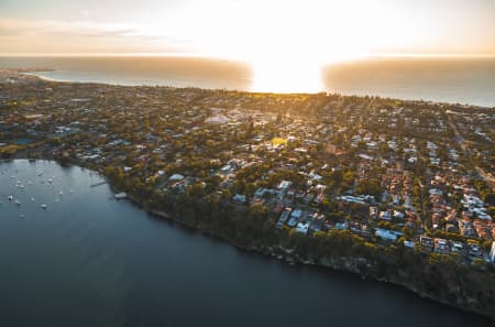 Aerial Image of SUNSET PEPPERMINT GROVE