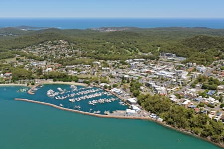 Aerial Image of NELSON BAY MARINA LOOKING SOUTH-EAST
