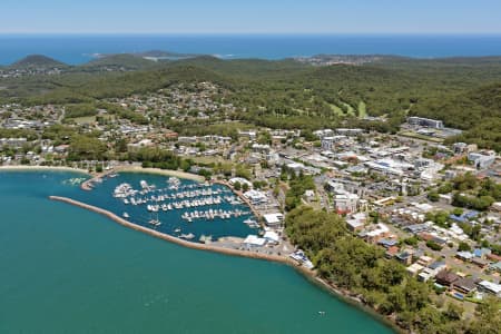 Aerial Image of NELSON BAY MARINA LOOKING SOUTH-EAST