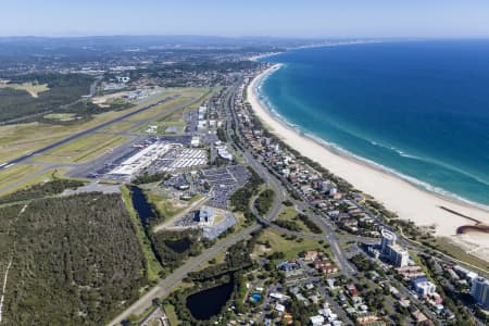 Aerial Image of GOLD COAST AIRPORT TO MERMAID BEACH