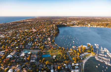 Aerial Image of SUNSET PEPPERMINT GROVE