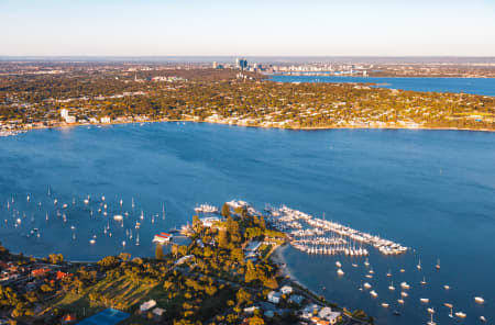 Aerial Image of SUNSET PEPPERMINT GROVE