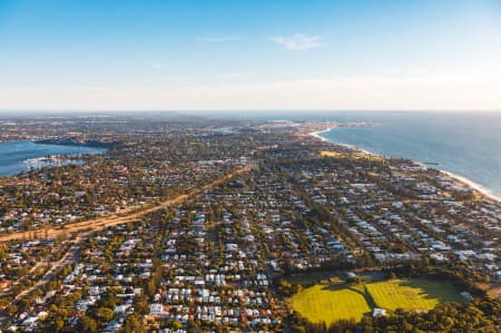 Aerial Image of SUNSET SWANBOURNE