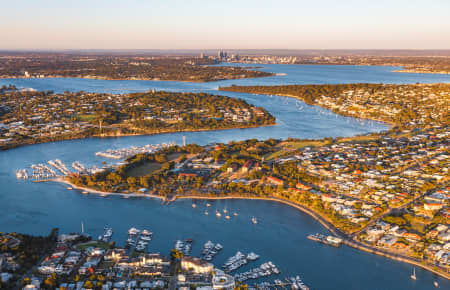 Aerial Image of SUNSET EAST FREMANTLE