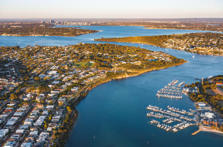Aerial Image of SUNSET MOSMAN PARK