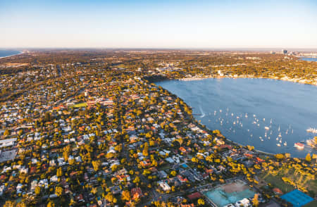 Aerial Image of SUNSET PEPPERMINT GROVE