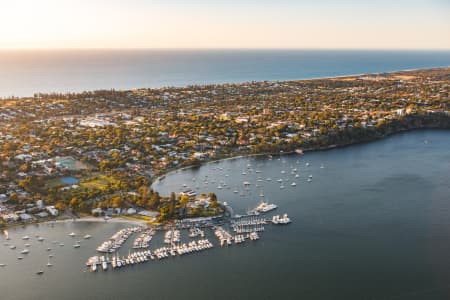 Aerial Image of SUNSET PEPPERMINT GROVE