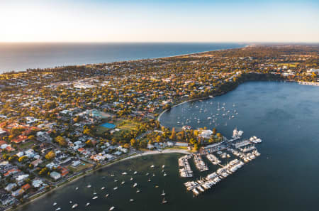 Aerial Image of SUNSET PEPPERMINT GROVE