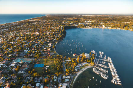 Aerial Image of SUNSET PEPPERMINT GROVE