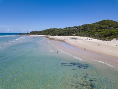 Aerial Image of BYRON BAY BEACH