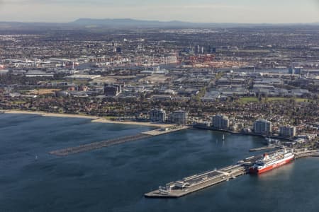 Aerial Image of Port Melbourne