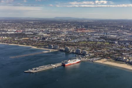Aerial Image of Port Melbourne