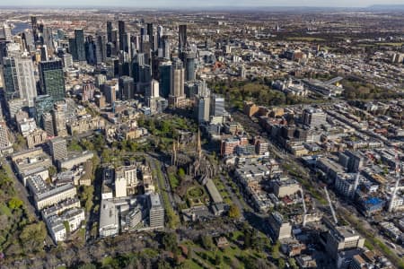 Aerial Image of EAST MELBOURNE