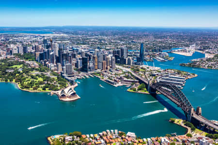 Aerial Image of SYDNEY HARBOUR