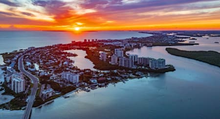 Aerial Image of FORT MYERS BEACH