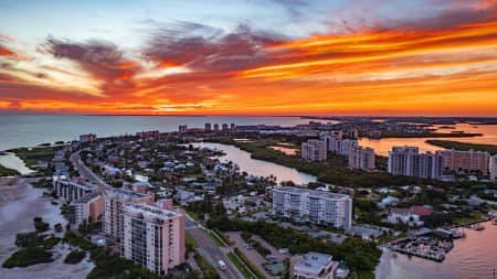 Aerial Image of FORT MYERS BEACH