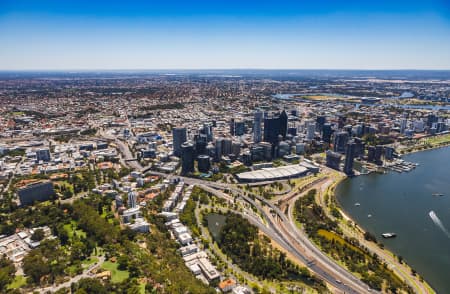 Aerial Image of WEST PERTH
