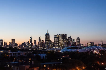 Aerial Image of MELBOURNE CBD