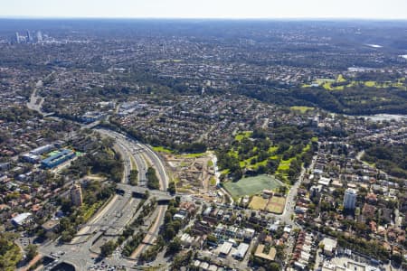 Aerial Image of WARRINGAH FREEWAY