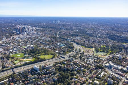 Aerial Image of Warringah Freeway