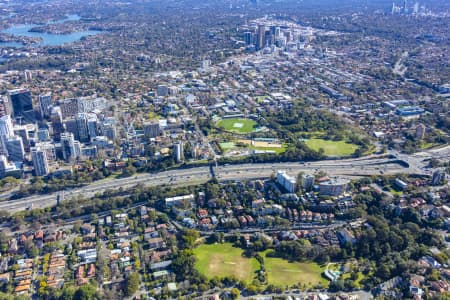 Aerial Image of WARRINGAH FREEWAY