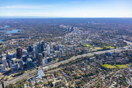 Aerial Image of WARRINGAH FREEWAY