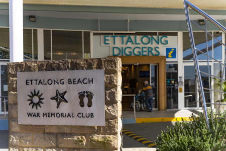 Aerial Image of ETTALONG BEACH