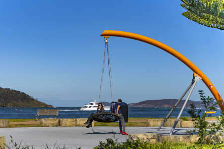 Aerial Image of ETTALONG BEACH