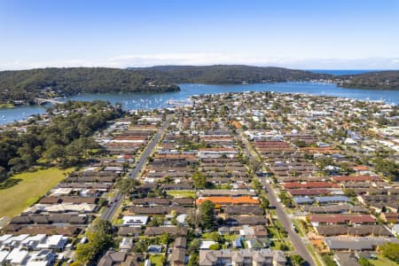 Aerial Image of ETTALONG BEACH