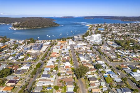 Aerial Image of ETTALONG BEACH