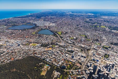 Aerial Image of WEST PERTH