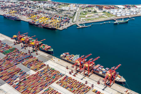 Aerial Image of PORT BOTANY