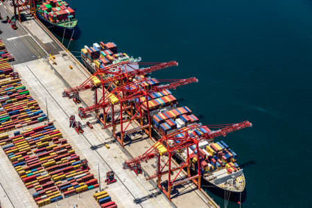 Aerial Image of PORT BOTANY