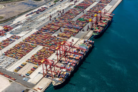 Aerial Image of PORT BOTANY