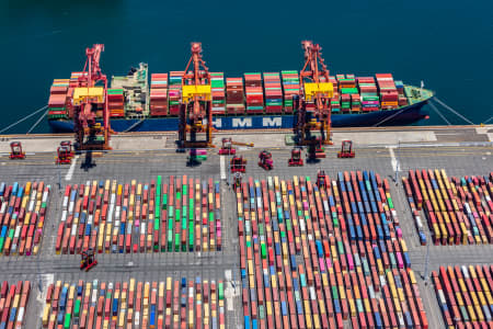 Aerial Image of PORT BOTANY