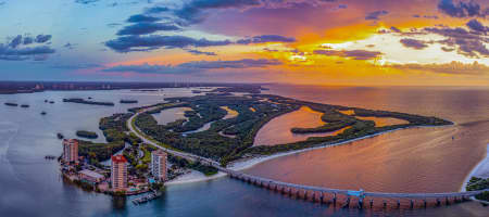 Aerial Image of LOVERS KEY CONDOS & STATE PARK BONIA SPRINGS,FLORIDA
