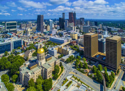 Aerial Image of CAPITAL BUILDING, ATLANTA GEORGIA