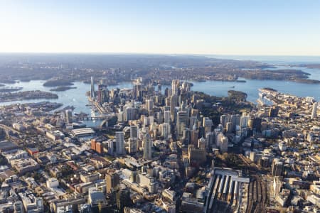 Aerial Image of SYDNEY DUSK