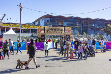 Aerial Image of DARLING HARBOUR WINTER FESTIVAL