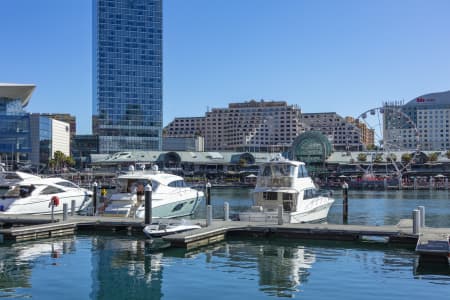 Aerial Image of Cockle Bay Wharf