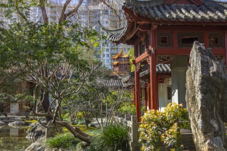 Aerial Image of Chinese Friendship Garden
