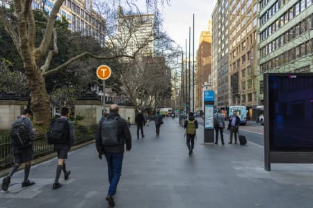 Aerial Image of Wynyard Station