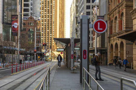 Aerial Image of BRIDGE STREET LIGHT RAIL