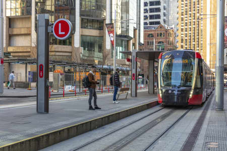 Aerial Image of BRIDGE STREET LIGHT RAIL