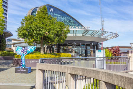 Aerial Image of COCKLE BAY WHARF