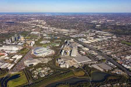 Aerial Image of Sydney Olympic Park