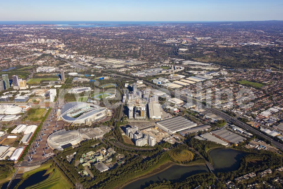 Aerial Image of Sydney Olympic Park