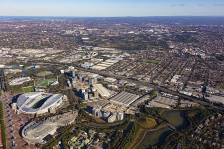 Aerial Image of SYDNEY OLYMPIC PARK