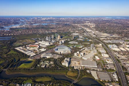 Aerial Image of SYDNEY OLYMPIC PARK