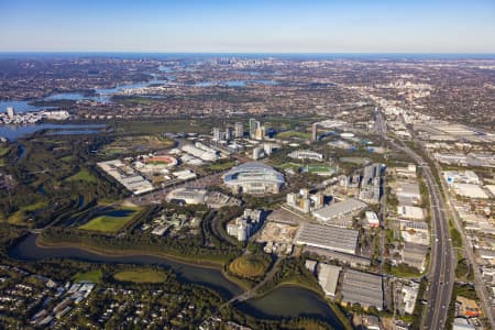 Aerial Image of SYDNEY OLYMPIC PARK
